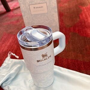 Stanley x LoveShackFancy White Floral pro tour tumbler quencher 20 oz